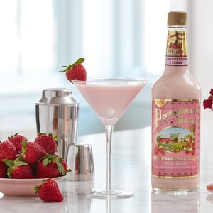 A bottle of Pennsylvania Dutch Strawberries & Cream