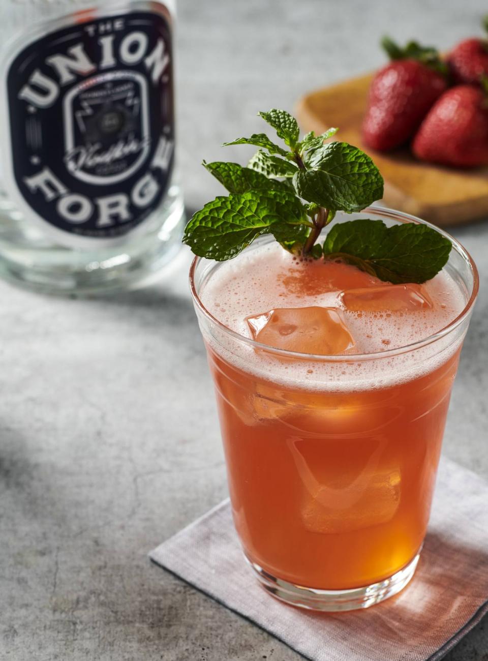 A glass of Union Forge vodka cocktail
